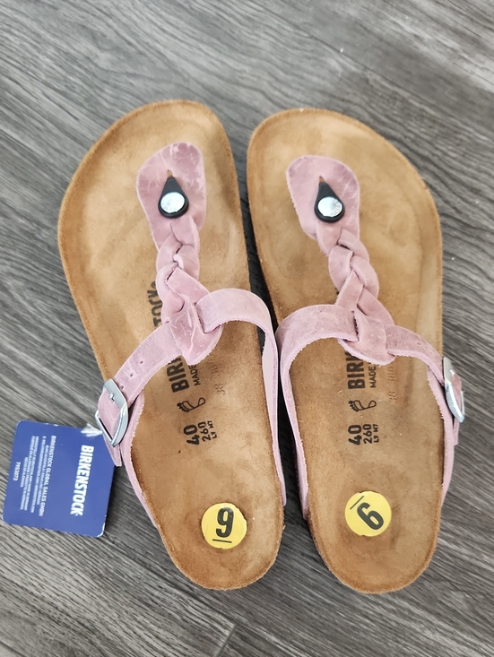 Birkenstock Shoes - Birkenstock Gizeh Oiled Leather Braid . New With Tags 40